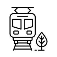 tren icono diseño, Listo a utilizar aislado en blanco antecedentes vector