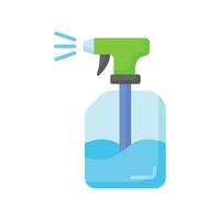 An amazing icon of water spray bottle, cleaning spray bottle vector design