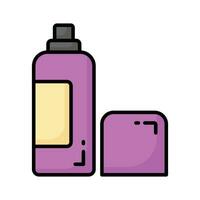 Icon of body spray in trendy style, aroma perfume vector design