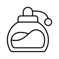 Scalable icon of perfume, unique vector of fragrance bottle