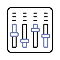 sonido igualada vector diseño, aislado en blanco antecedentes