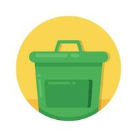 Have a look at this flat icon of delete in trendy style vector