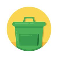 Have a look at this flat icon of delete in trendy style vector