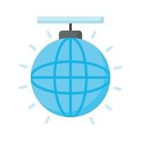 Amazing icon of disco ball, trendy vector of disco light