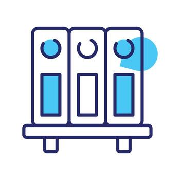 Well designed icon of file folders, premium vector of document archives, binders vector design