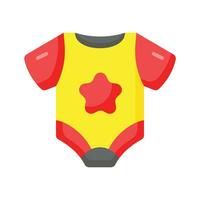 Icon of baby romper in modern style, baby dress vector design