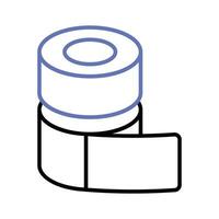 Tissue roll icon in modern design style, toilet paper roll, barbershop tissue rolls vector design