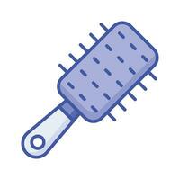 Amazing icon of hair styling brush in modern style, barbershop accessory vector