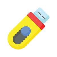 Flash drive vector in modern style, editable vector of universal serial bus