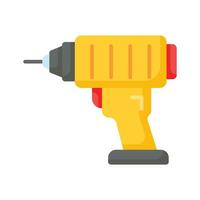 Get hold on this amazing icon of drill machine, a tool primarily used for making round holes vector