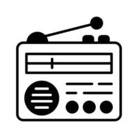 Get hold this beautiful icon of radio, old broadcasting device vector