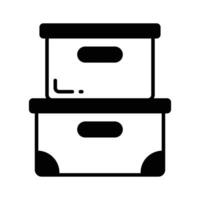 File boxes vector design, ready to use in websites and mobile apps