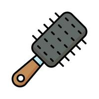 Amazing icon of hair styling brush in modern style, barbershop accessory vector