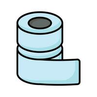 Tissue roll icon in modern design style, toilet paper roll, barbershop tissue rolls vector design