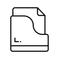 Effortlessly organize your digital world with this File Folder Icon. stationery item, archive containing document vector