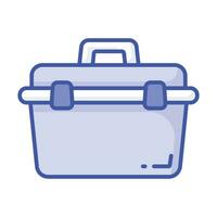 An amazing icon of tool box in trendy design style vector