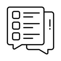 An icon of digital checklist in modern style, ready to use vectors