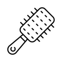 Amazing icon of hair styling brush in modern style, barbershop accessory vector