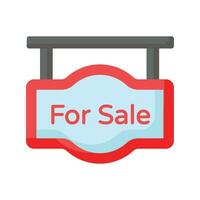 Sale board vector design isolated on white background