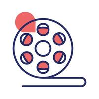 A customizable vector of film roll in modern style ready to use icon