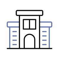 Check this carefully crafted icon of office building, hotel building, residential building vector