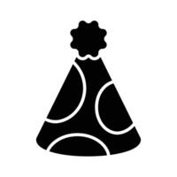 Get your hands on this carefully crafted icon of party hat in trendy style vector