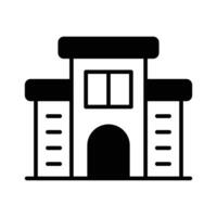 Check this carefully crafted icon of office building, hotel building, residential building vector