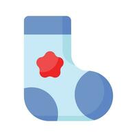 Unique icon of sock in trendy style, isolated on white background vector