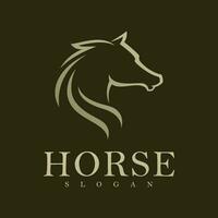 Abstract Horse Logo Symbol Design Illustration Vector