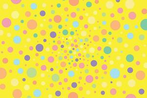 Premium background with polka dots in very festive colors vector