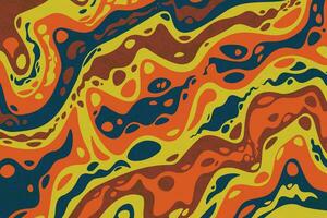 Abstract psychedelic groovy background. vector