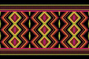 Geometric seamless ethnic pattern. Geometric ethnic pattern can be used in fabric design for clothes, decorative paper, wrapping, textile, embroidery, illustration, vector, carpet vector