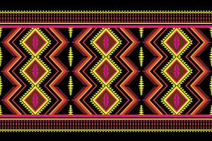 Geometric seamless ethnic pattern. Geometric ethnic pattern can be used in fabric design for clothes, decorative paper, wrapping, textile, embroidery, illustration, vector, carpet vector