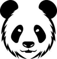 panda, minimalista y sencillo silueta - vector ilustración