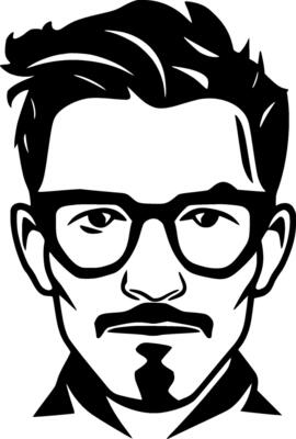 Teacher, Minimalist and Simple Silhouette - Vector illustration