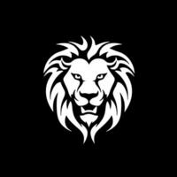 Lion - Black and White Isolated Icon - Vector illustration