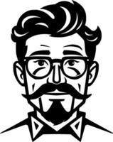 profesor - minimalista y plano logo - vector ilustración