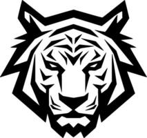 Tiger, Minimalist and Simple Silhouette - Vector illustration