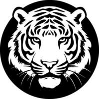 Tiger, Minimalist and Simple Silhouette - Vector illustration