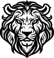 Tigre - minimalista y plano logo - vector ilustración