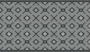 Illustration of weaving textile pattern on black background. vector