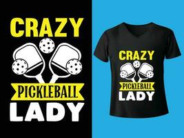 pickleball citar personalizado camiseta diseño ilustrador vector