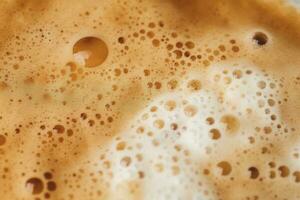 AI generated Coffee foam texture. AI Generated photo