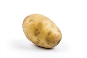 AI generated Potato isolated on white background. AI Generated photo