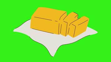 Butter 2d animated video