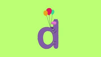 abc a to z alphabet Learning animate Kids education video