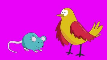 animated 2d cartoon animal video