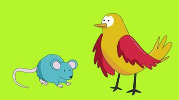 animated 2d cartoon animal video