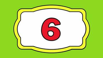 learn Number counting for kids rhymes preschool education learning video