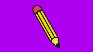 penna 2d animato cartone animato video